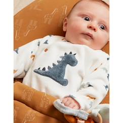 Pyjama dors-bien en velours imprimé dinosaure  - vertbaudet enfant