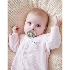 -Pyjama dors-bien - Noukie's - Rose - Bébé Fille - Jersey Coton - Ouverture Pratique