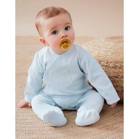Bébé-Pyjama dos-bien en velours