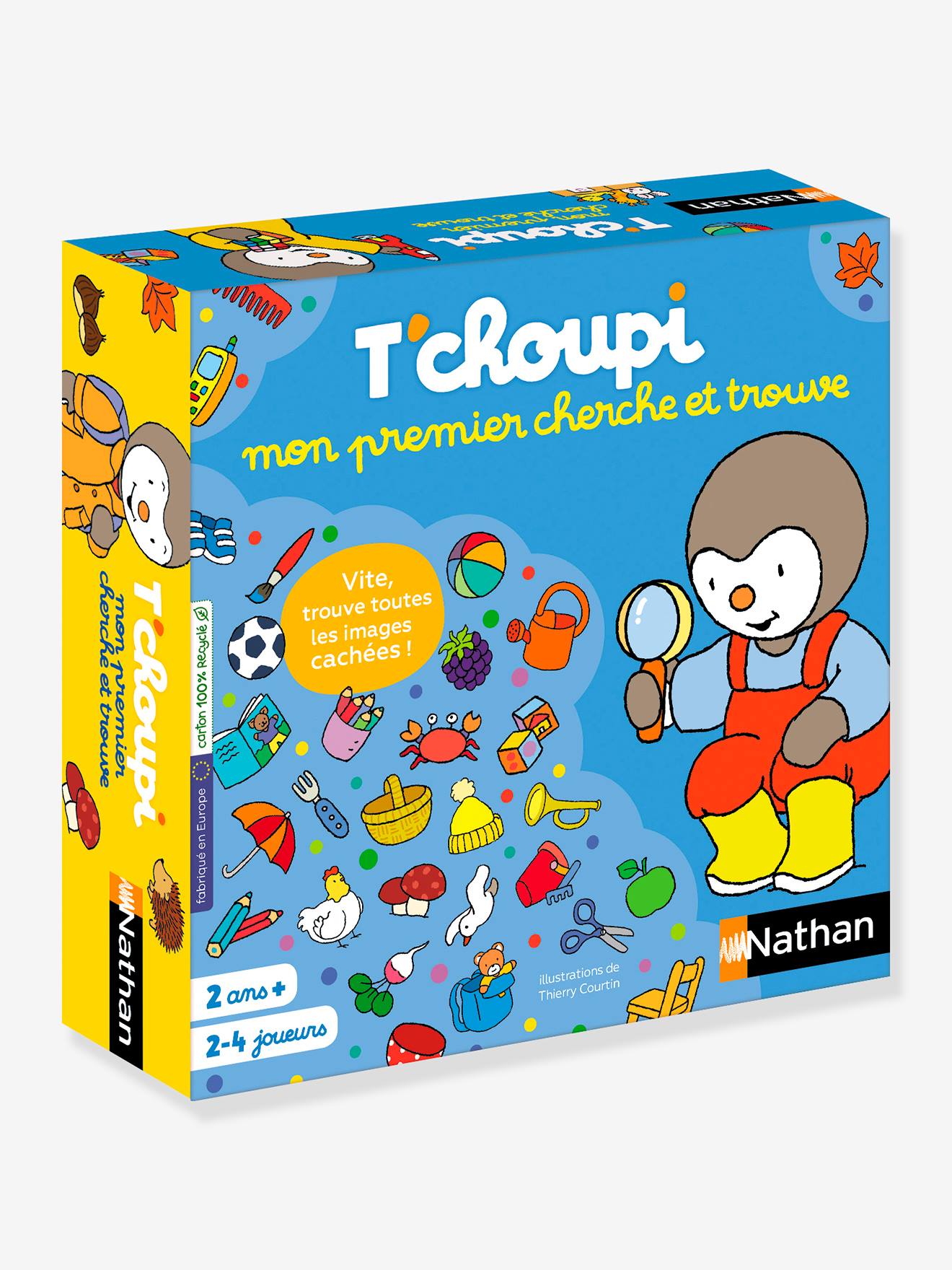 Mon premier cherche & trouve T'choupi - bleu (Nathan) - Image 1
