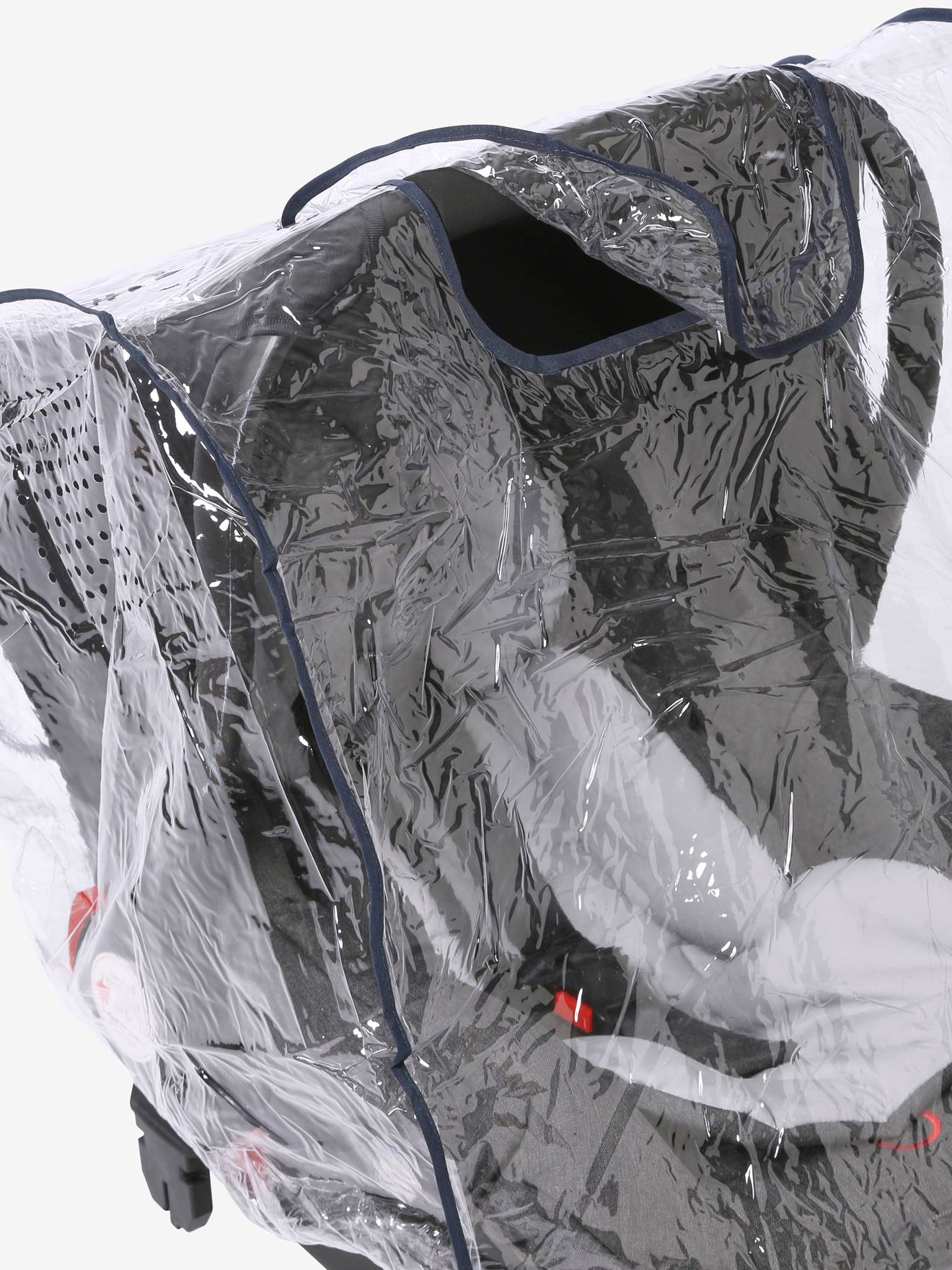 Housse de pluie pour coque groupe 0+ transparent (Vertbaudet) - Image 1