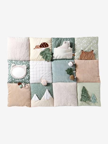 Vertbaudet - Tapis d'éveil moelleux et ludique green forest