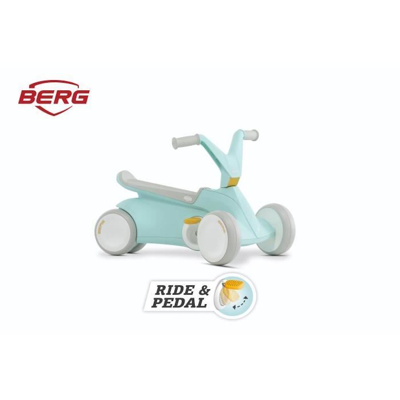 Kart À Pédales Pour Enfants Berg Go² Mint - Mixte - 10-30 Mois - Poids 2kg Bleu