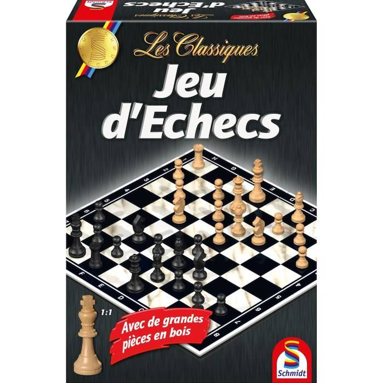 Les Classiques - Jeu D'échecs - Schmidt Spiele - Affrontez-vous Dans Des Parties Passionnantes D'éch