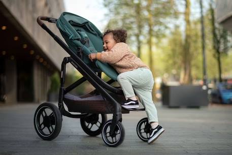 MAXI-COSI poussette Duo combinée Plaza Plus, de la naissance à 4 ans (22kg), Nacelle incluse, Confortable, Essential Green VERT 6 - vertbaudet enfant 