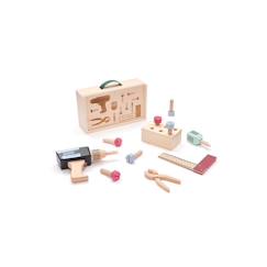 Boite à outils Kid's Hub - Caisse en bois - Malette - Bricolage - Imitation - Enfants - Kids Concept  - vertbaudet enfant