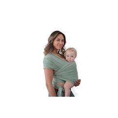 Puériculture-Porte bébé, écharpe de portage-Echarpe de portage porte-bébé Mushie vert