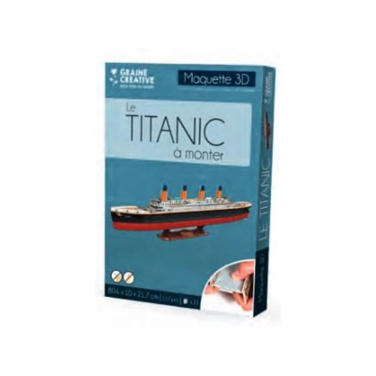 Puzzle Maquette Titanic Multicolore