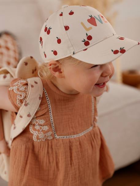 Bébé-Accessoires-Casquette pommes bébé fille