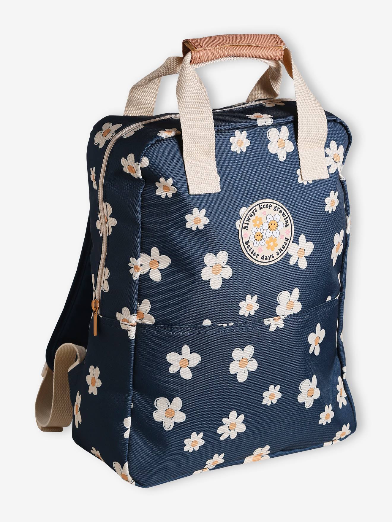 Sac dos fille marguerites marine 33 €