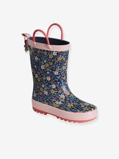 Chaussures-Bottes de pluie fille caoutchouc imprimé collection maternelle