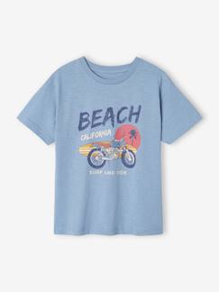 Garçon-T-shirt, polo, sous-pull-T-shirt-Tee-shirt motif "surf and ride" garçon