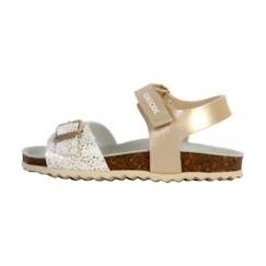 Chaussures-Sandale Cuir Geox Adriel - Platinum-Blanc