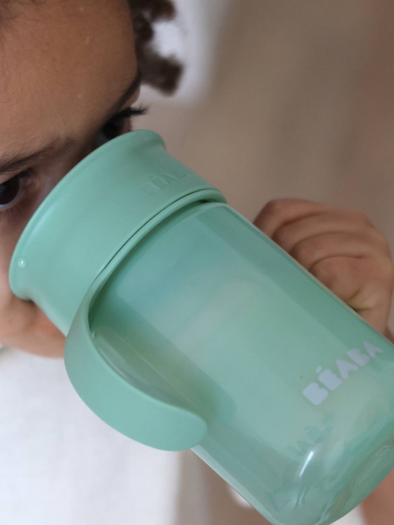 Tasse d'apprentissage 360° vert sauge (Béaba) - Image 1