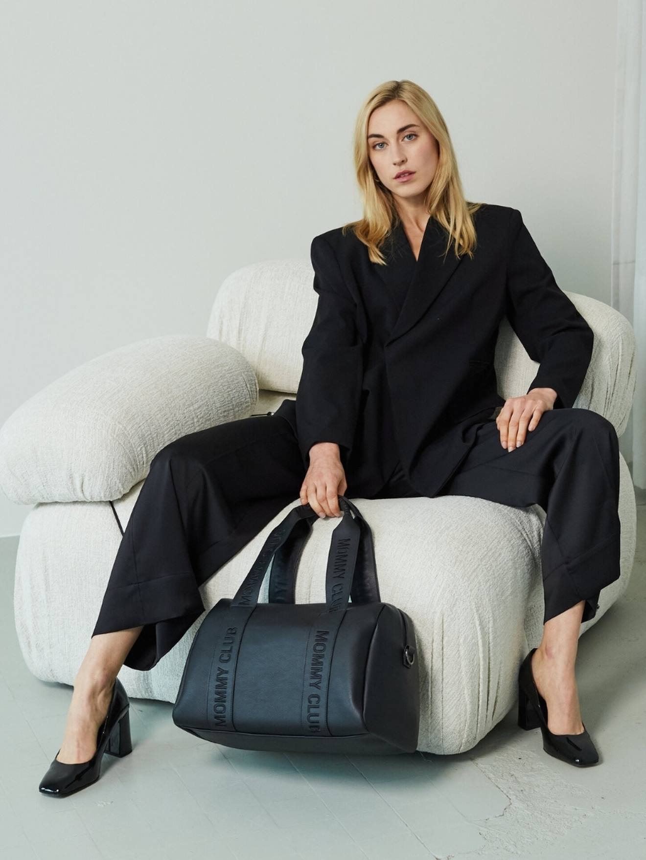 Sac à langer CHILDHOME Mommy Club noir