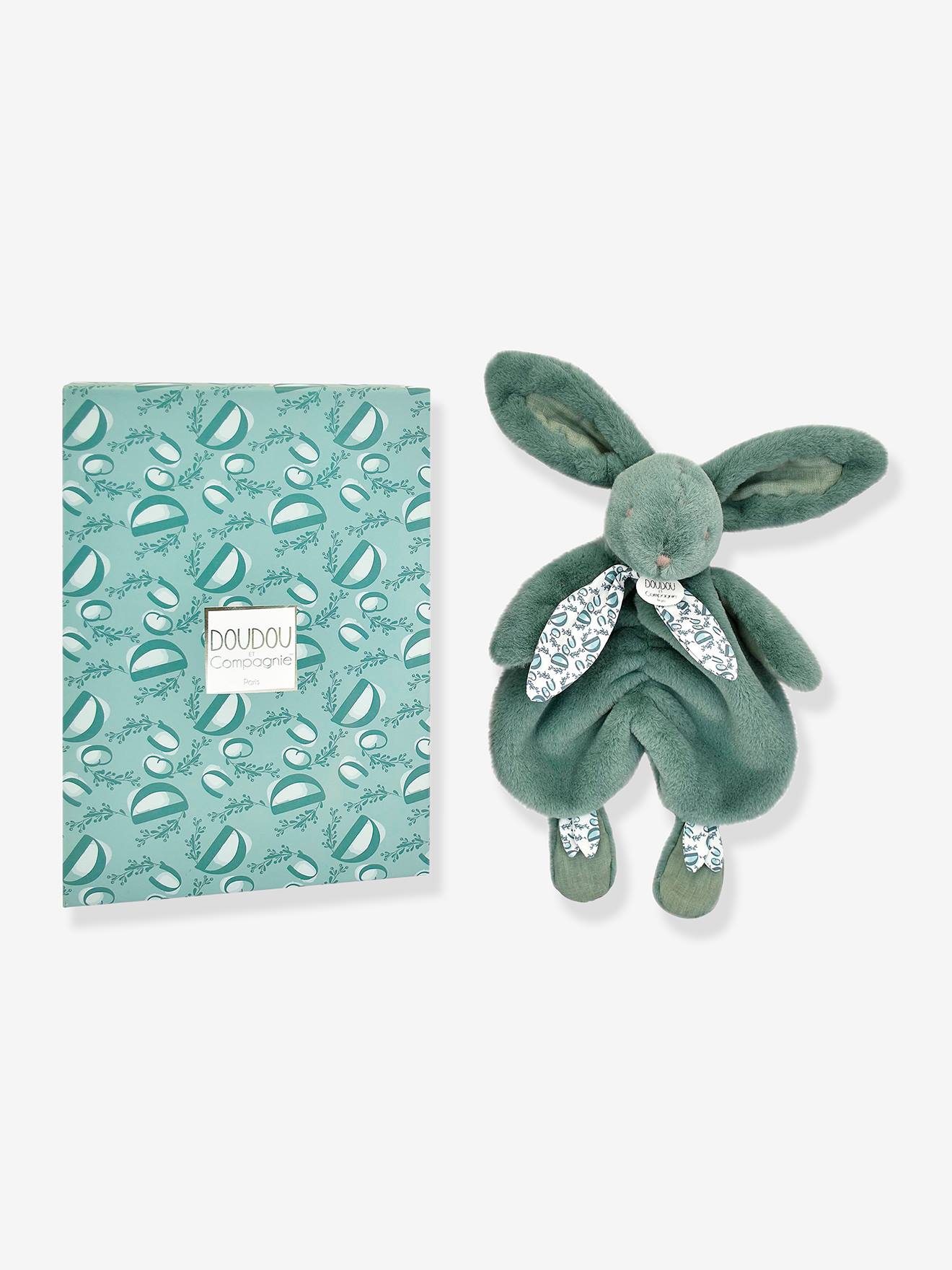 Doudou lapin - DOUDOU ET COMPAGNIE vert sauge