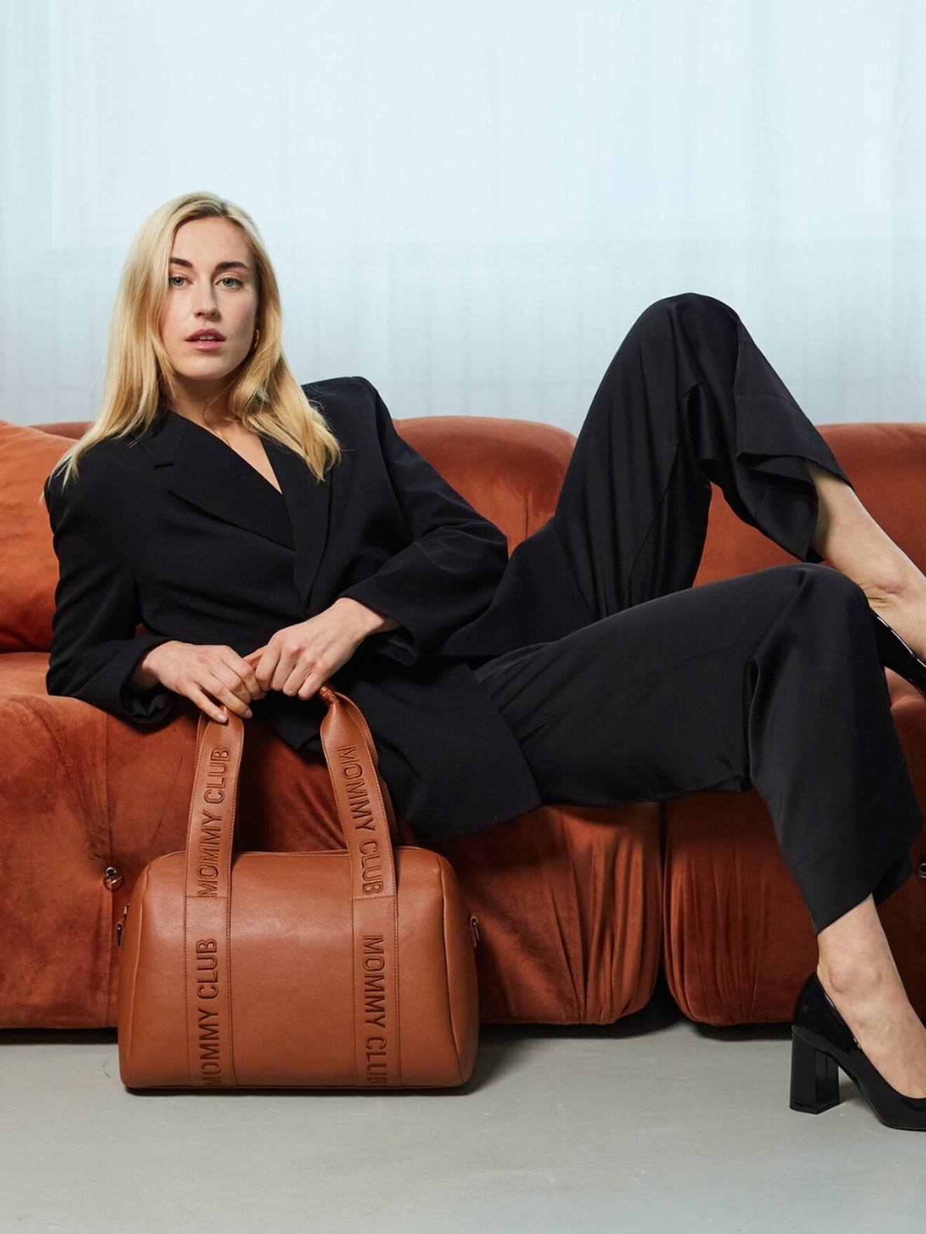 Sac à langer Mommy Club marron