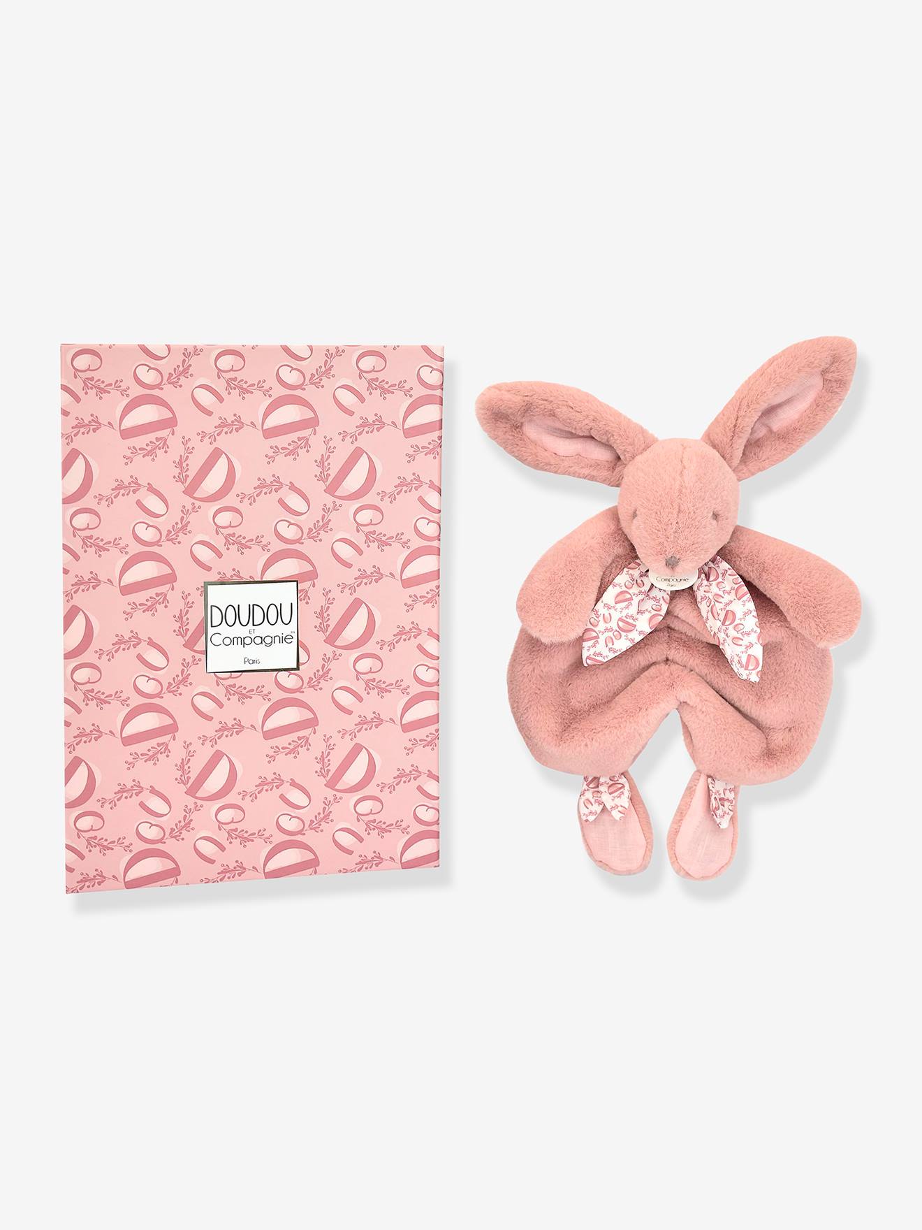 Doudou lapin - DOUDOU ET COMPAGNIE rose