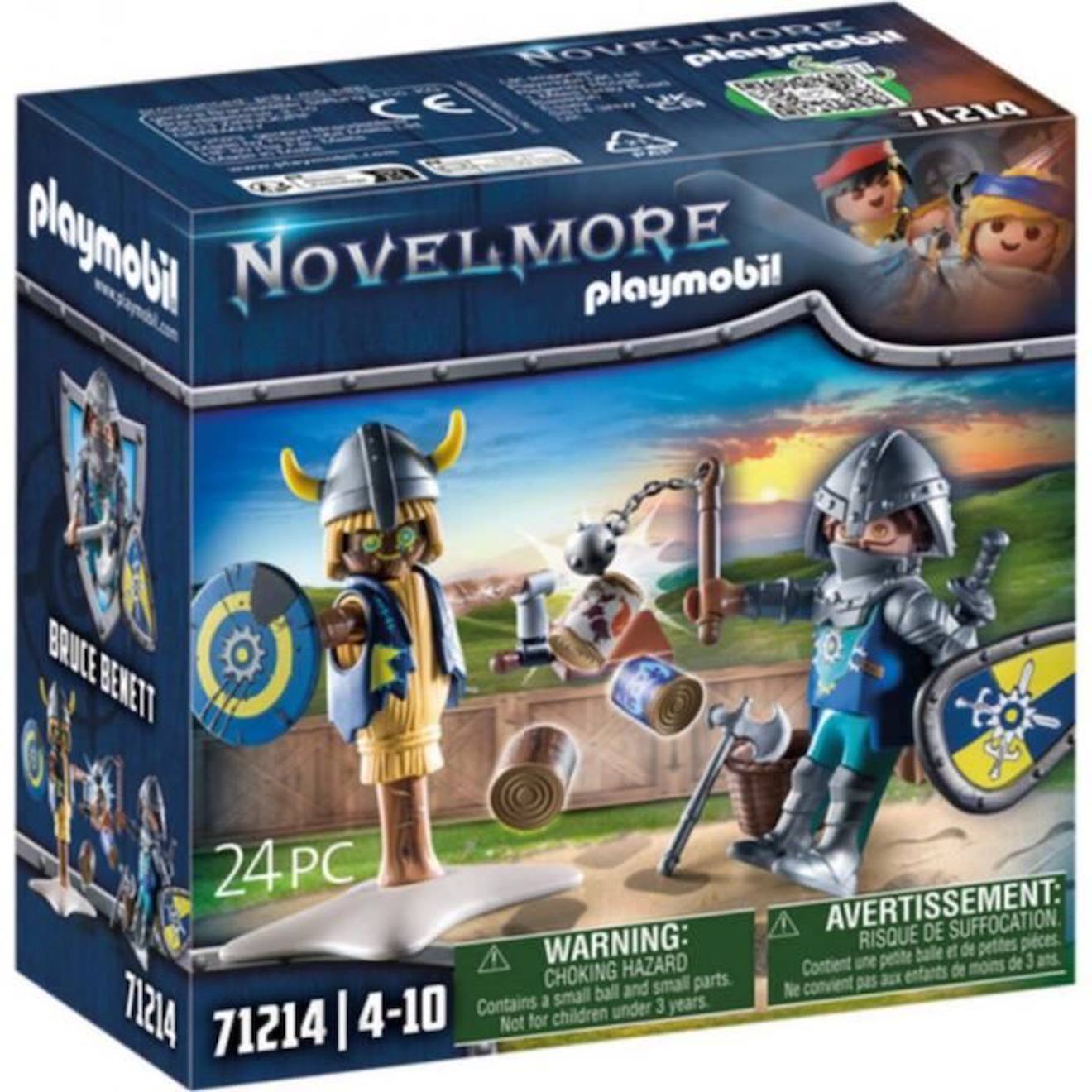 PLAYMOBIL - Playmobil - Chevalier Novelmore Et Mannequin - Blanc - Enfant - 4 Ans Et Plus Blanc