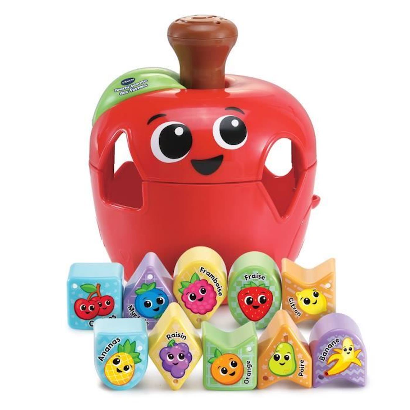 Jouet educatif pour bebe VTECH BABY Tourni Pomme des Formes Multicolore Rouge A partir de 12 mois rouge Vtech