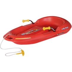 -Luge - Rolly Toys - RollySnow Max - Rouge - Plastique - Junior 2-10 ans