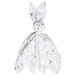 Jouet-Doudou plat Lapin Melody - SEVIRA KIDS - Multicolore - 50x50 cm