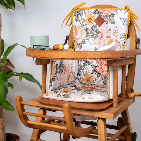 Coussin de chaise haute bébé Néo Vintage - SEVIRA KIDS - Siège de table - Mixte BLANC 2 - vertbaudet enfant 