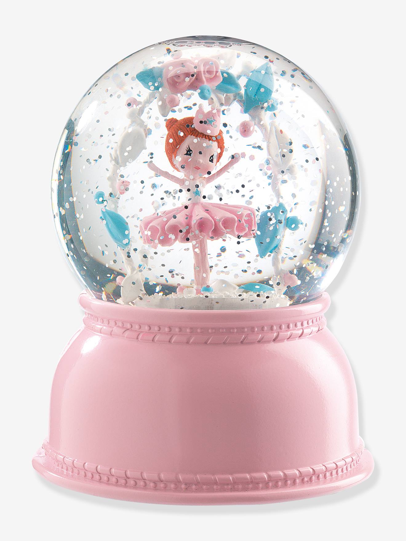 Veilleuse boule a neige Ballerine - multicolore