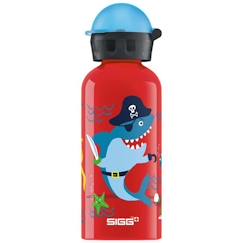 -Gourde - Sigg - Requin - 400ml - Aluminium recyclable - Anti-éclaboussures