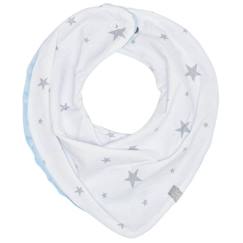 -Bavoir bandana réversible - SEVIRA KIDS - Stella - Blanc / Bleu - Mixte - Casual