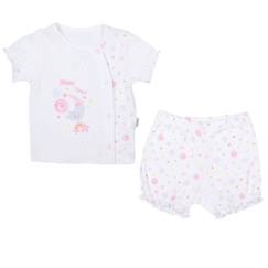 -Ensemble t-shirt et short bébé en coton bio, Dreams