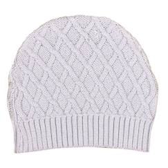 -Bonnet pour le froid - LOAN - Tricot coton bio - Doublure jersey - Gris