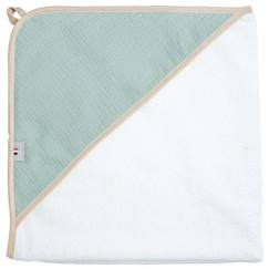 -Cape de bain en gaze de coton, Jeanne Vert de gris TU Vert De Gris