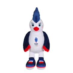 -Peluche - GIPSY TOYS - Coq Olympique - 15 cm - Bleu - Officielle sous licence