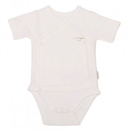 Bébé-Body Kimono en coton biologique - Basic manches courtes