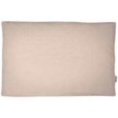 -Taie d'oreiller en gaze de coton Jeanne - Beige - 35 x 40 cm - Sevira Kids