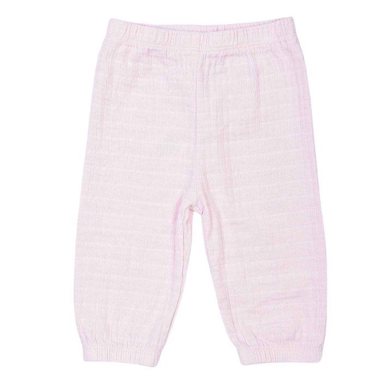 Pantalon Bébé En Gaze Coton Biologique - Sevira Kids - Regular - Rose Clair Rose