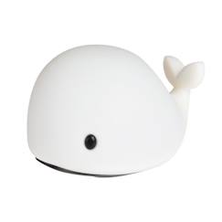 -Veilleuse lumineuse tactile en silicone, Baleine