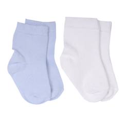 -Chaussettes bébé - SEVIRA KIDS - Lot de 2 paires - Coton biologique - Certifiées GOTS - Confort optimal