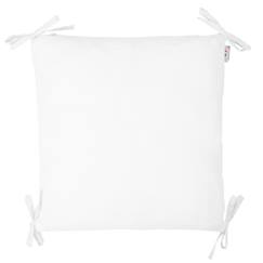 -Taies de coussin pour tour de lit modulable en gaze de coton - SEVIRA KIDS - Jeanne - Blanc - Enfant - Mixte