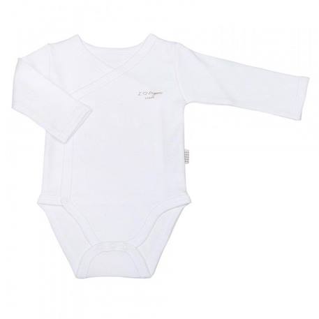 Bébé-Body Kimono en coton biologique - Basic manches longues