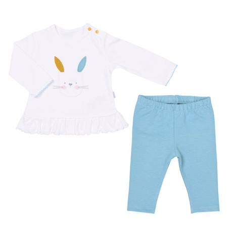 Bébé-Pyjama bébé 2 pièces en coton bio, LAPINOU