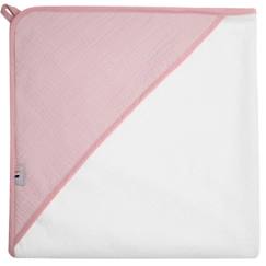 -Cape de bain en gaze de coton, Jeanne Vieux Rose TU