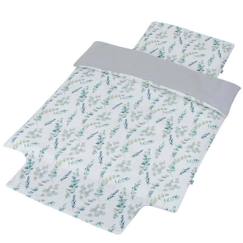 -Parure de lit bébé en coton - SEVIRA KIDS - Eucalyptus Multicolore 90x120 cm