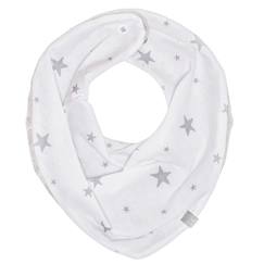 -Bavoir bandana réversible - SEVIRA KIDS - Stella - Rose - Gris - Automne / Hiver