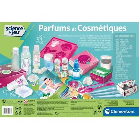 Clementoni - Science & Jeu - Création Parfums & cosmétiques - Fabriqué en Italie ROSE 5 - vertbaudet enfant 