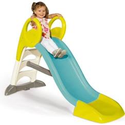 Jouet-Toboggan SMOBY GM - Bleu/Vert - Glisse 150cm - Adapté aux enfants de 2 ans et plus - Fabriqué en France