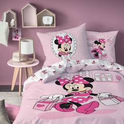 -Parure de lit enfant Minnie Mouse Shopping - Disney - 140x200 cm - 100% coton