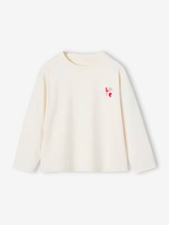 -T-shirt Basics motif poitrine fille