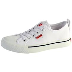 -Basket Enfant - Levis - Maui - Lacets plats - Coloris Rouge - Confort exceptionnel